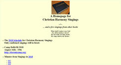 Desktop Screenshot of christianharmony.org