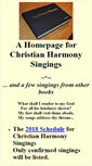 Mobile Screenshot of christianharmony.org
